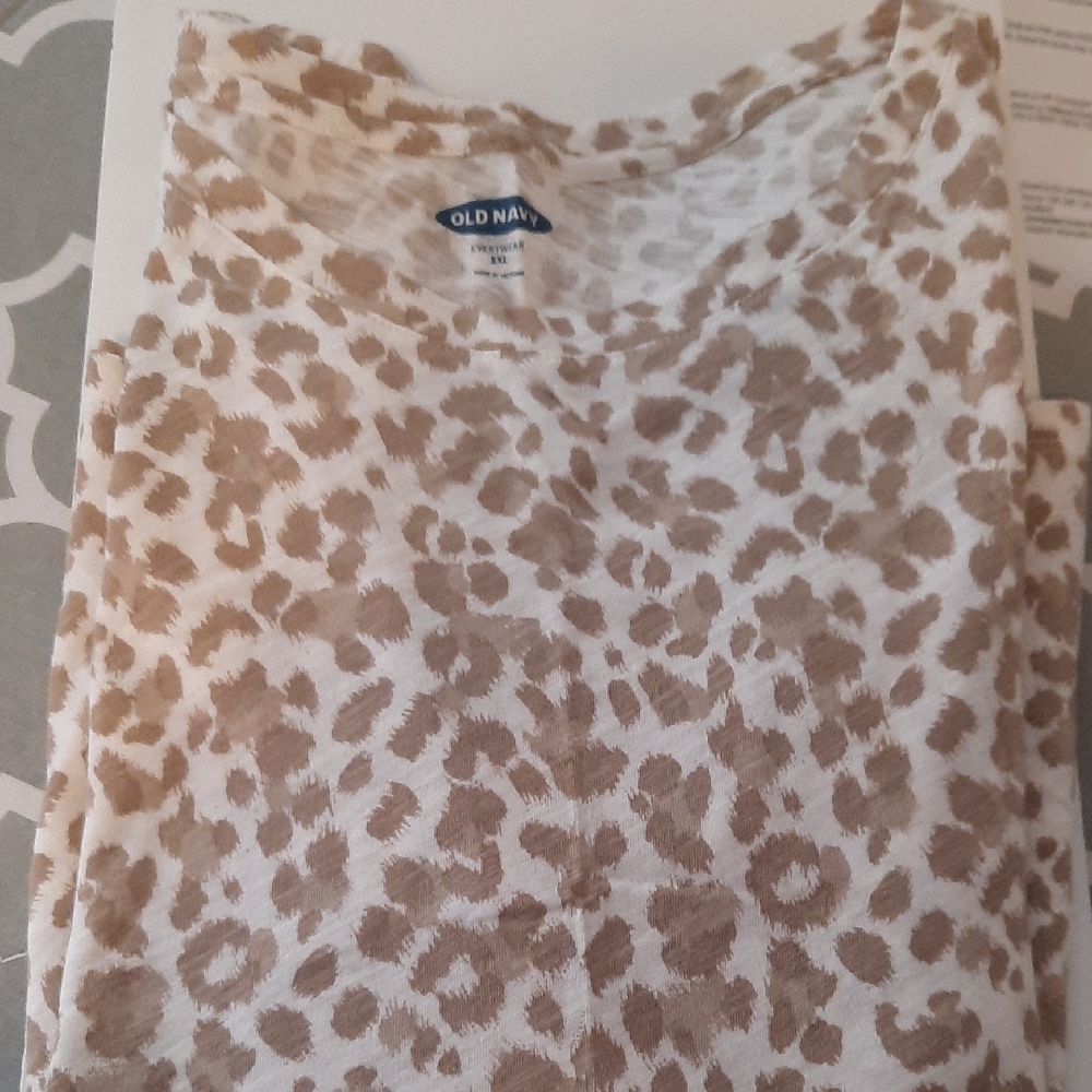 Old Navy Leopard Print Top